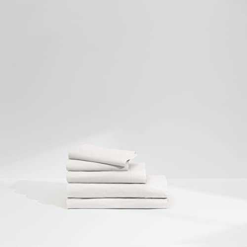 Casper Sleep Percale Sheet Set, Twin,White