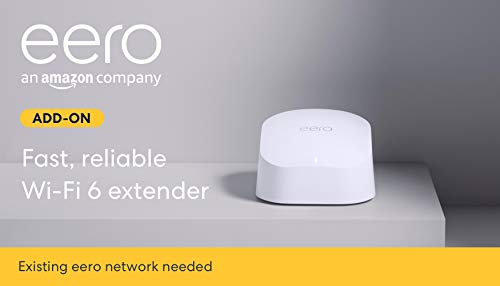 Amazon eero 6 dual-band mesh Wi-Fi 6 extender - expands existing eero network