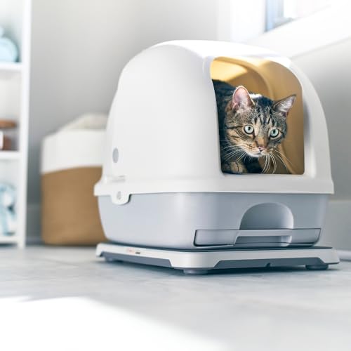 Petivity Powered by Purina Smart Litter Box Monitor System - AI Technology Tracks Changes in Weight, and Habits - Alerts Cat Owners to Potential Health Conditions - No Subscription Required