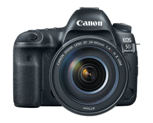 Canon EOS 5D Mark IV Full Frame Digital SLR Camera with EF 24-105mm f/4L is II USM Lens Kit Black