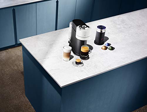 Nespresso Vertuo Next Coffee and Espresso Maker by De'Longhi with Aeroccino Milk Frother, White