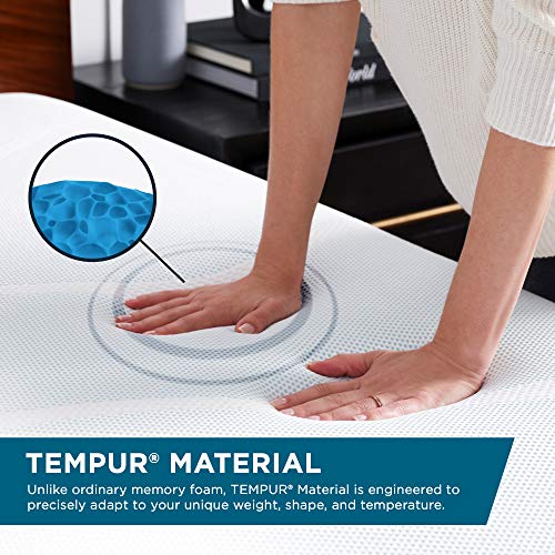 Tempur-Pedic TEMPUR Supreme 3-Inch Mattress Topper, Medium Firm, Queen, White