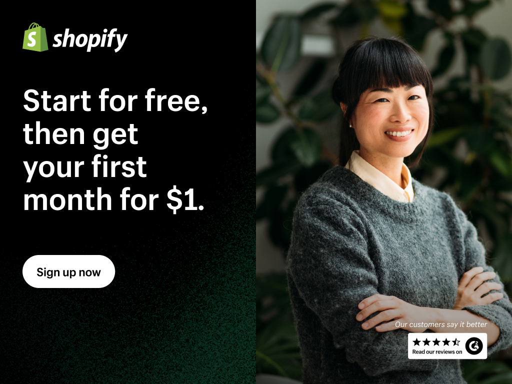 Unlock Your Entrepreneurial Potential with Shopify: Join and Get $50 to Use in the App Store