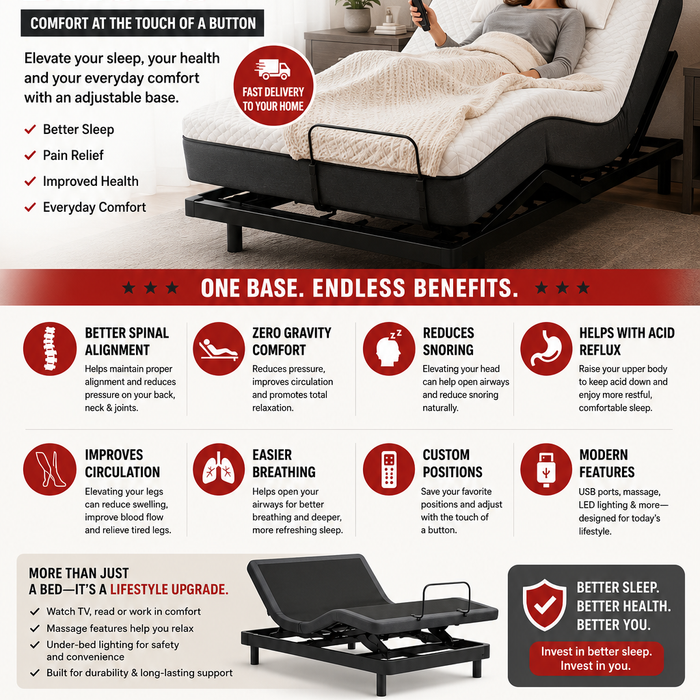 Why an Adjustable Bed Base Could Be the Best Sleep Upgrade You'll Ever Make