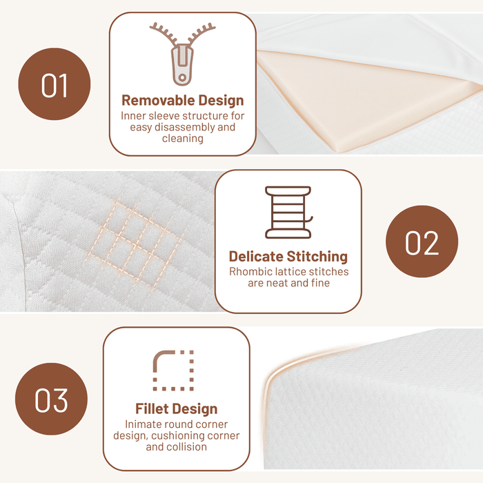 Atlas Mattress 6" Twin Gel Memory Foam Mattress, Breathable Cover, Med