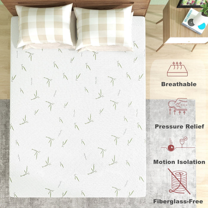 8" Twin Mattress Bed in a Box, Cooling Memory Foam Mattress for Pressu