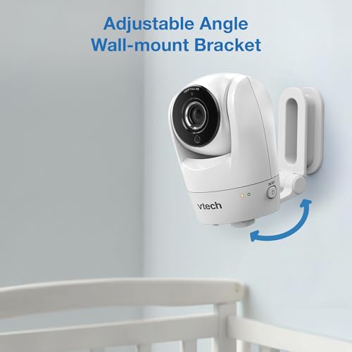 VTech Upgraded Smart WiFi Baby Monitor VM901, 5-inch 720p Display, 1080p Camera, HD NightVision, Fully Remote Pan Tilt Zoom, 2-Way Talk, Free Smart Phone App, Works with iOS, Android