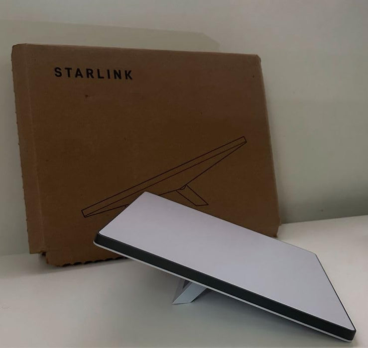 STARLINK Mini Kit – Compact Dual-Band AC Wi-Fi Router and Satellite Dish System – High-Speed Portable Internet for Remote and Mobile Use – White