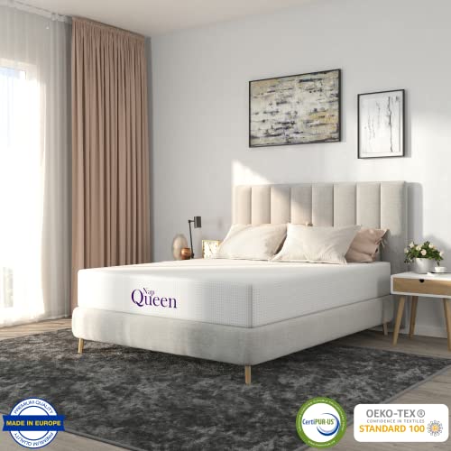 NapQueen 8 Inch Full Size Mattress, Bamboo Charcoal Memory Foam Mattress, Bed in a Box