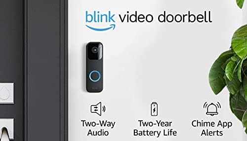 Blink Video Doorbell + 3 Outdoor 4 smart security cameras (4th Gen) with Sync Module 2 | Two-year battery life, motion detection, two-way audio, HD video, Works with Alexa
