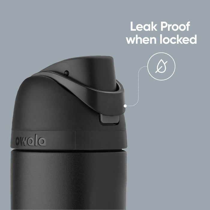 Owala FreeSip Insulated Stainless Steel Water Bottle with Straw for Sports, Travel, and School BPA-Free Sports Water Bottle, 32 oz, Shy Marshmallow