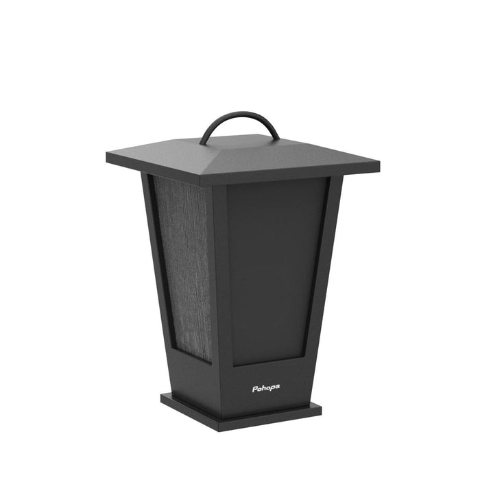 pohopa Bluetooth Speakers Waterproof, 2 Packs True Wireless Stereo Sound 20W Dual Pairing Lantern Indoor Outdoor Speakers with 20 Piece LED Lights, Rich Bass, Pinao Black