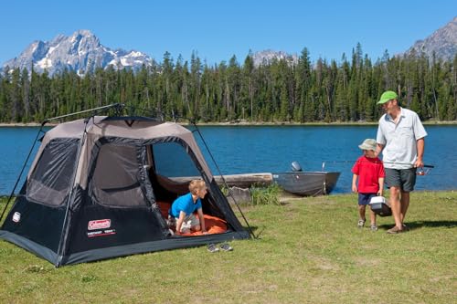 Coleman Weathertec Instant Camping Tent - Available in 4/6/8/10 Person Sizes