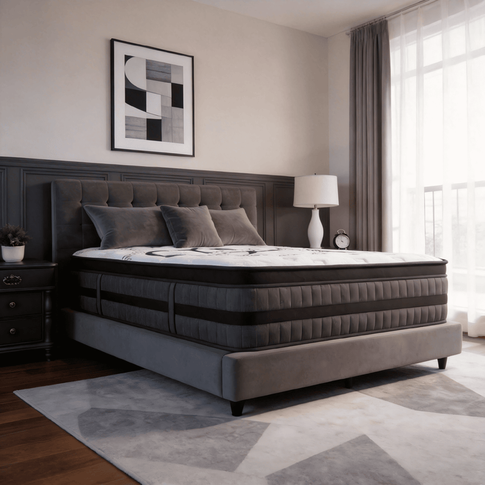 NightyNight Firm Queen Mattress 14 Inch Hybrid Mattress Queen Size Bed