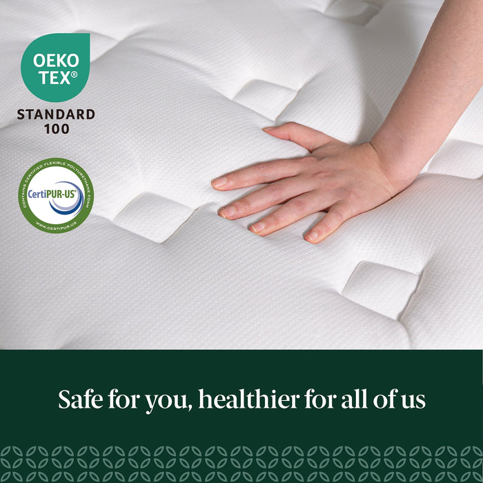 Zinus 10" Pocket Coil Euro Top Hybrid Mattress, Full