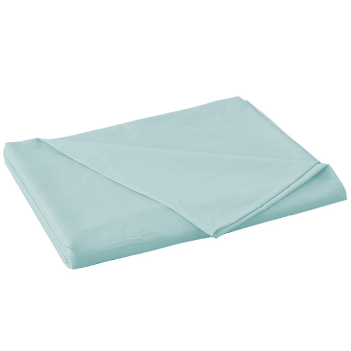 kttectoa Dormitory Twin XL Solid Color Plain Bed Sheet Set Aloe Fabric