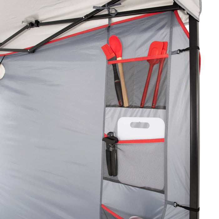 Ozark Trail Shade Wall, 10' x 6' with Organizer Pockets for Instant Ou