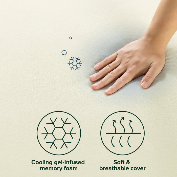 Zinus Gel Airflow 10" Full Mattress, Gel Memory Foam Mattress CertiPUR