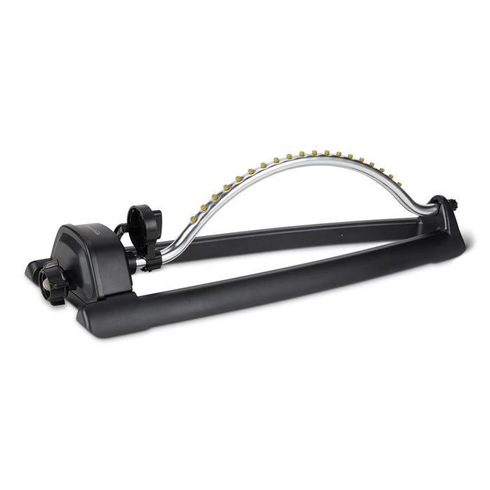 Amazon Basics Oscillating Lawn Sprinkler for Yard, Garden and Flower Beds, 3600 Square Foot Coverage, Black