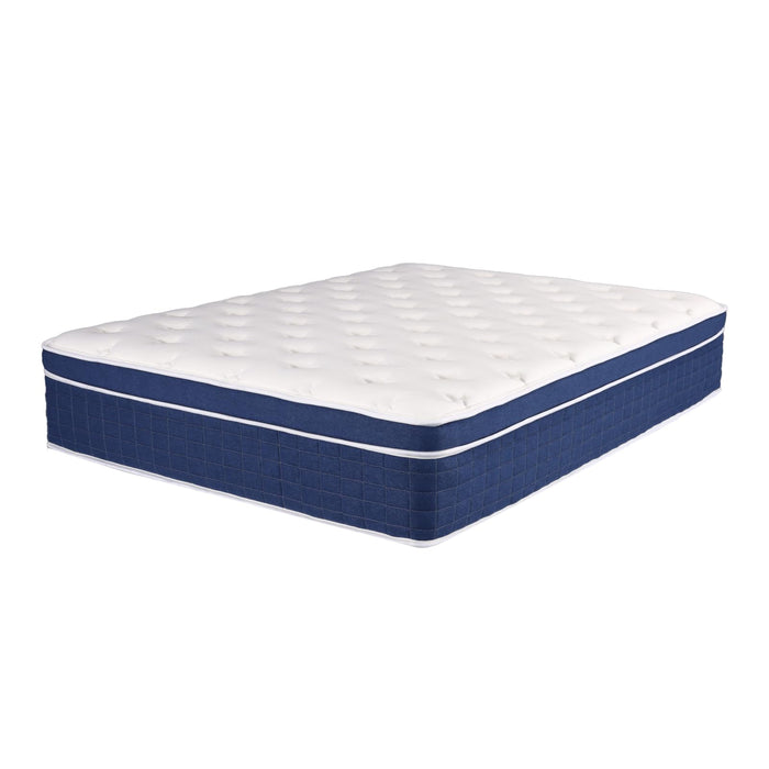 HHLongX Mattress Individually Pocketed Coils Medium Firm Hybrid Bed with Motion Isolation Breathable Cool Sleep Surface