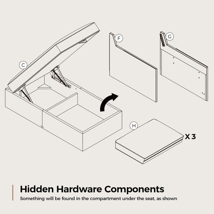 COPIAE 80 inch Convertible Sectional Sofa, L-Shaped Sofa Sleeper with Reversible Chaise,Couch Bed with Storage,Removable Armrest,Modern Pull Out Bed for Living Room Bedroom,Corduroy Rust