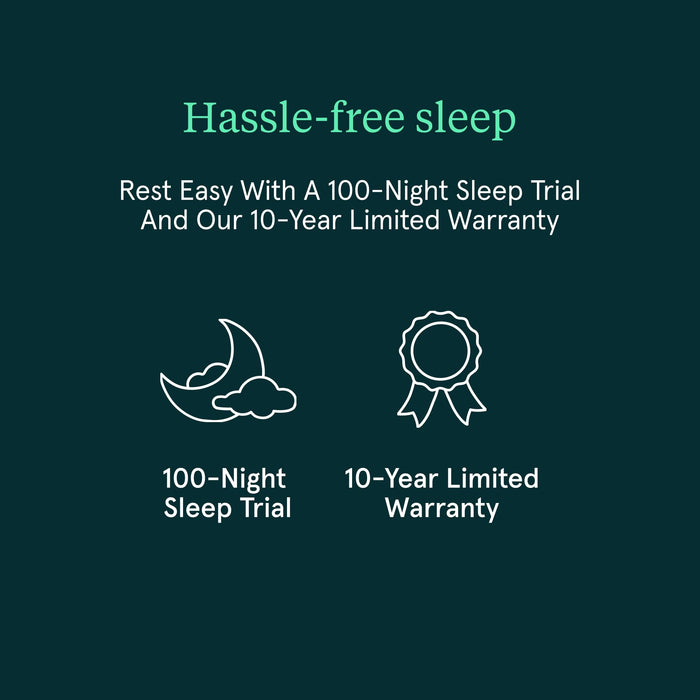 Tuft & Needle Kin Medium Firm 10" Twin XL Adaptive Foam Mattress in a Box, Cooling Pressure Relief, Balanced Support, 100 Night Trial, Fiberglass-Free, CertiPUR-US, 10-Year Limited Warranty