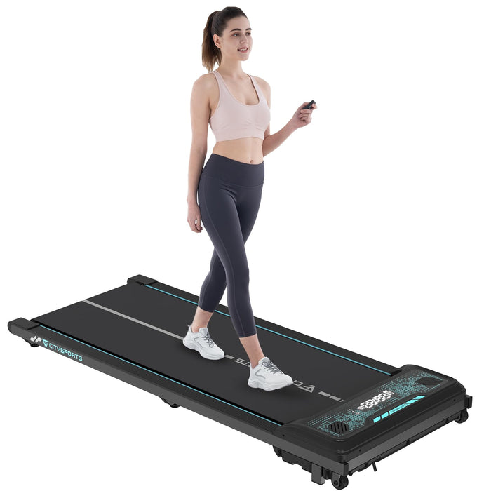 CITYSPORTS Treadmill Under Desk, Walking Pad Treadmill, Treadmill Ultra Slim & Portable for Home