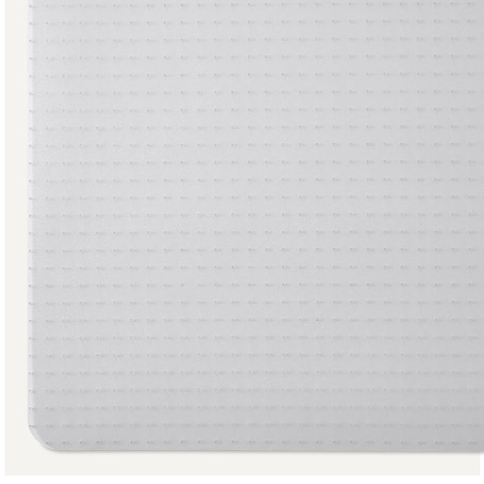 Amazon Basics Office Chair Mat for Low Pile Carpeted Floors, Clear Plastic with Studded Grips, 46" x 60", for Home or Office