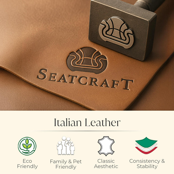 Seatcraft Diamante Zero-Gravity CoolZero Italian Leather Home Theater Seating, Power Headrest, Power Recline, Row of 3 Sofa, Gray