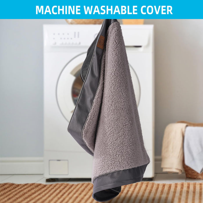 Sunheir Washable Orthopedic Large Dog Bed with Removable Cover, Pet Bed Mat