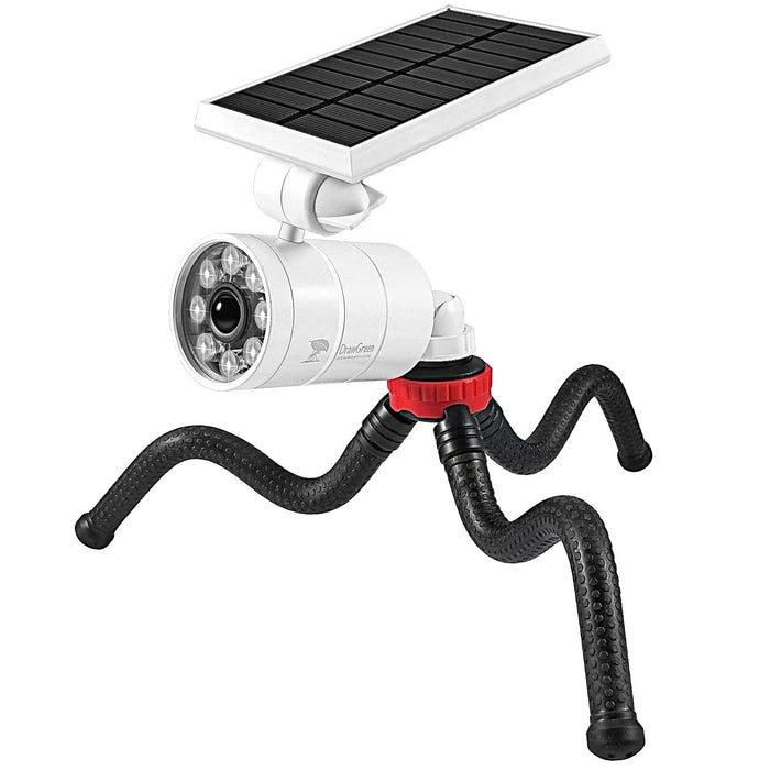 DrawGreen Solar Motion Sensor Light for Outside, Camping Lights, 360-DAY Free Replacement/Refund Solar Spot Lights Outdoor for Camp Porch Deck Path Patio Yand Post Step