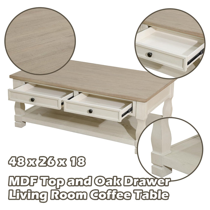 SIENWIEY Power Recliner Sectional Sofa Set with Coffee Table, Leather Reclining Sectional Couch with LED Lights,48" Mid Century Modern Coffee Table, Recliner Sofa Set for Living Room Furniture Sets