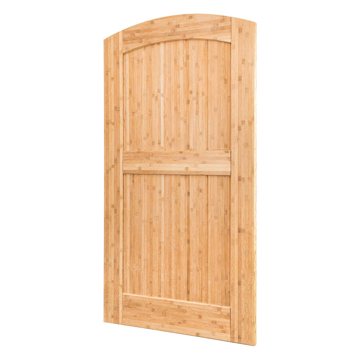 Bamboo Fence Gate - Unfinished, Decorative Bamboo Entry Gate for Yard, Patio, Lawn, Backyard, Outdoors, Door for Privacy, Rustic Natural Wood Garden Gate, Fence Panel Gate for Garden Entrance