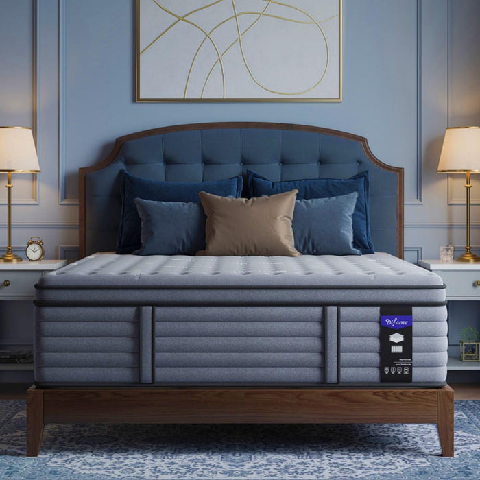 Twin Mattress 10 Inch, Hotel Luxury Hybrid Twin Size Mattress In A Box, Extra Enhanced Support, Relieve Back & Waist Pain, Cooling Sleep, Fiberglass-Free, CertiPUR-US, 365-Night Trial, Medium Firm