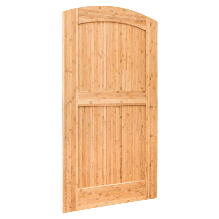 Bamboo Fence Gate - Unfinished, Decorative Bamboo Entry Gate for Yard, Patio, Lawn, Backyard, Outdoors, Door for Privacy, Rustic Natural Wood Garden Gate, Fence Panel Gate for Garden Entrance