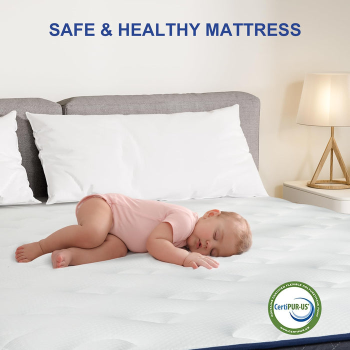 Queen Mattress, 12 Inch Hybrid Queen Mattress Medium Soft with Individual Pocket Coils & Memory Foam, Queen Size Mattress in a Box for Pressure Relief, Motion Isolation