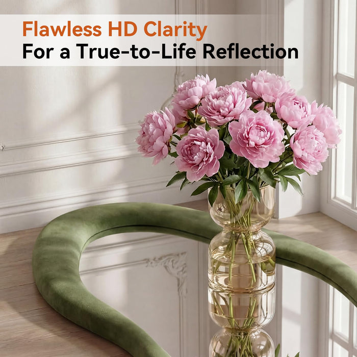 ZHUNFA Full Length Mirror, 65×24 Mirror Full Length Wrapped in Flannel