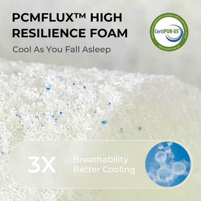 Sweetnight CoolNest Queen Mattress, 14 inch Cooling Gel Queen Size Memory Foam Mattress for Cool Night Sleep, 5-Zone Ergo Support for Pressure Relief, Medium Firm, CertiPUR-US Certified