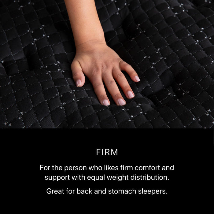 Beautyrest Black Series Three 15" Firm King Mattress - Breathable, Cooling, and Supportive - CertiPUR-US Certified, 100-Night Sleep Trial, and 10-Year Limited Warranty