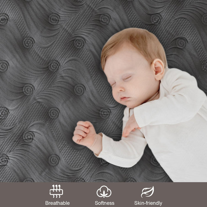 Duchessz Queen Mattress, 14 Inch Hybrid Mattresses Black with Gel Memory Foam and Individually Pocket Innerspring Euro Top Medium Firm for Motion Isolation, Edge Support, 100 Night Trial