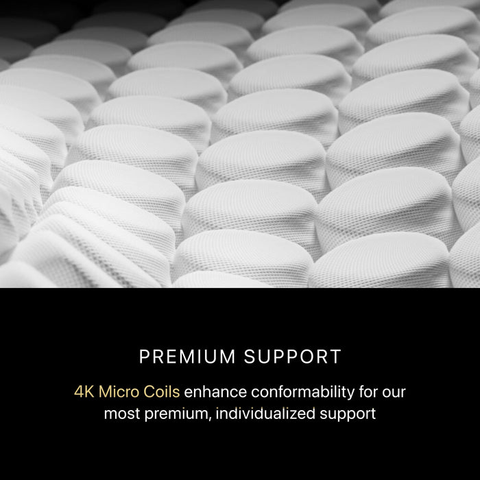 Beautyrest Black Series Four Apex Top Firm 16" King Hybrid Mattress, Cooling Tech, Contouring Comfort, Individualized Support, CertiPUR-US, 100-Night Sleep Trial, 10-Year Limited Warranty