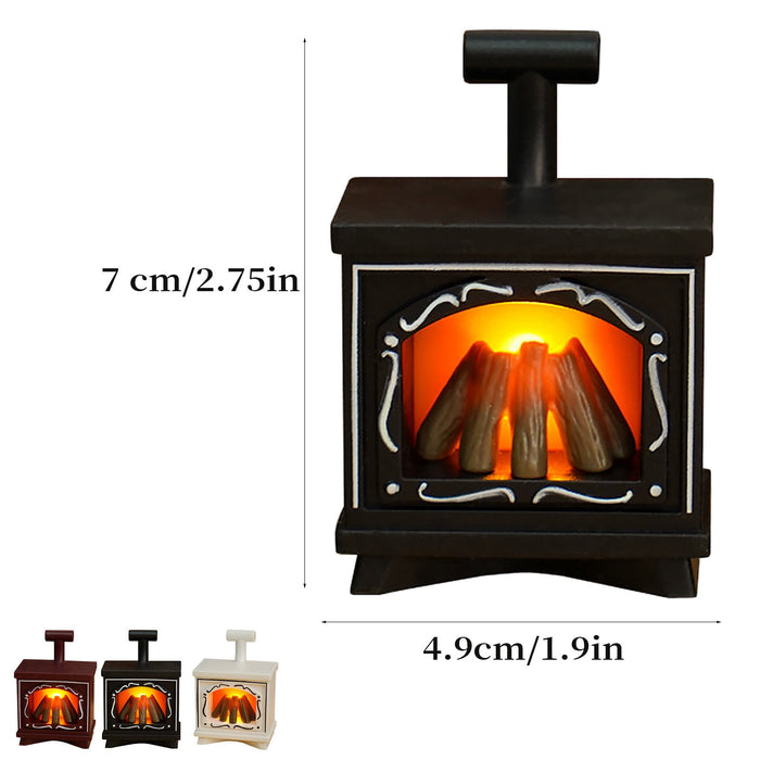 Halloween Lights, Iday Night Lights, Led Miniature Luminous Fireplace