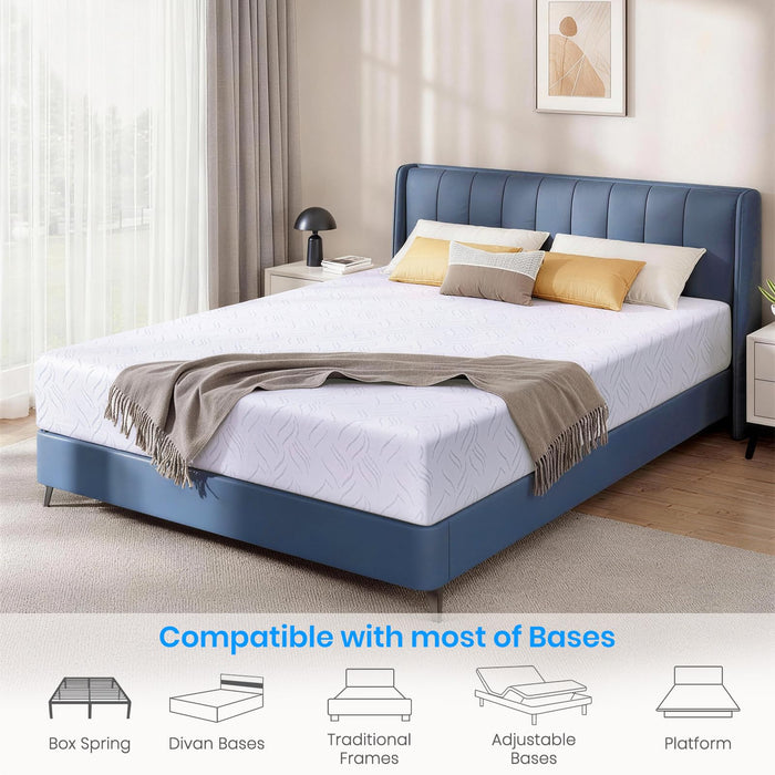 Twin XL Mattress, 8 Inch Cooling Memory Foam XL Twin for Adjustable Bed