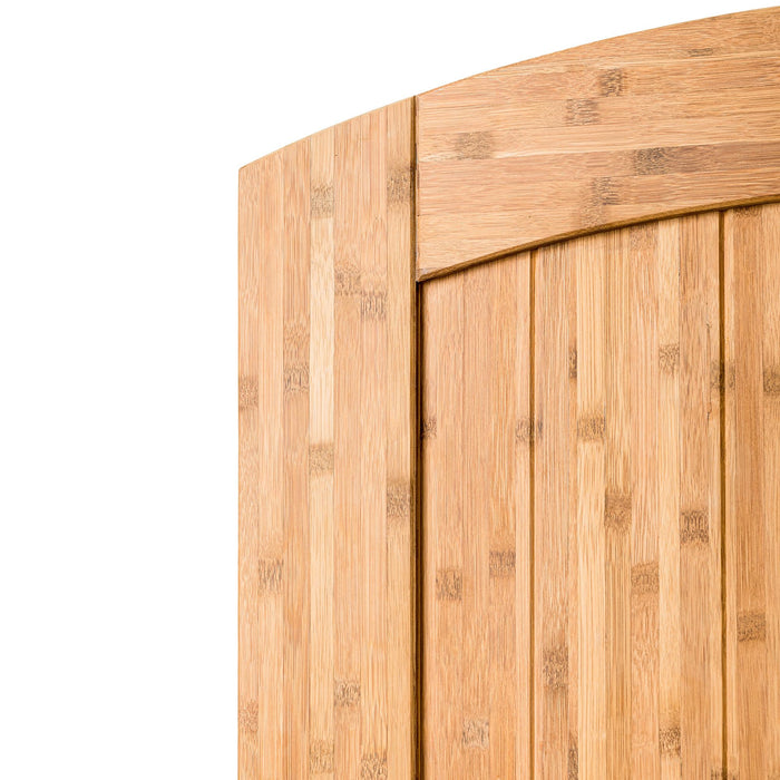 Bamboo Fence Gate - Unfinished, Decorative Bamboo Entry Gate for Yard, Patio, Lawn, Backyard, Outdoors, Door for Privacy, Rustic Natural Wood Garden Gate, Fence Panel Gate for Garden Entrance