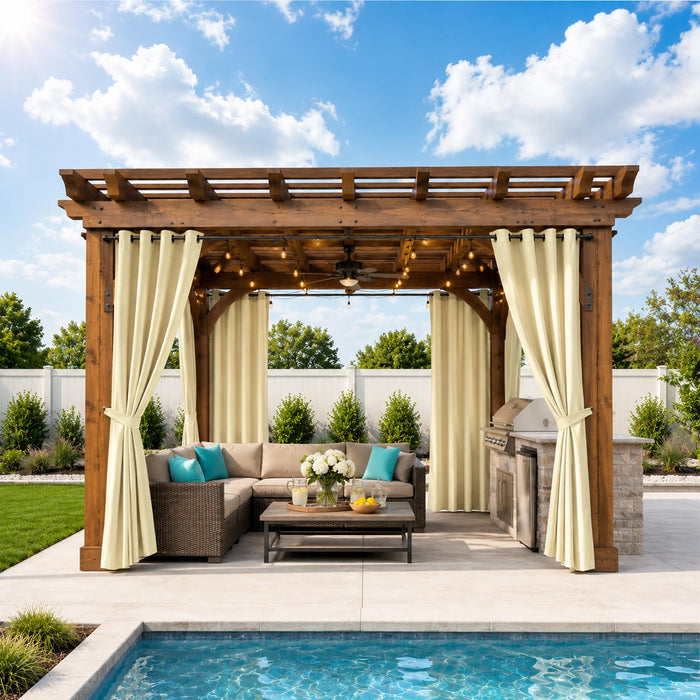 BONZER Waterproof Outdoor Curtains for Patio