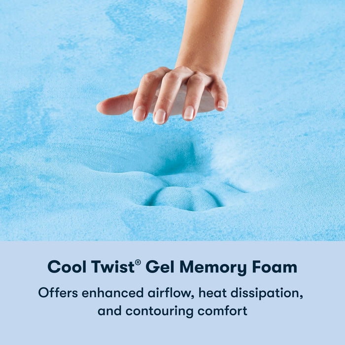 Serta Sleeptrue Firm 6" Full Memory Foam Mattress in a Box, Cooling, Breathable, and Pressure Relieving - 100 Night Trial, CertiPUR-US Certified and 10 Year Limited Warranty