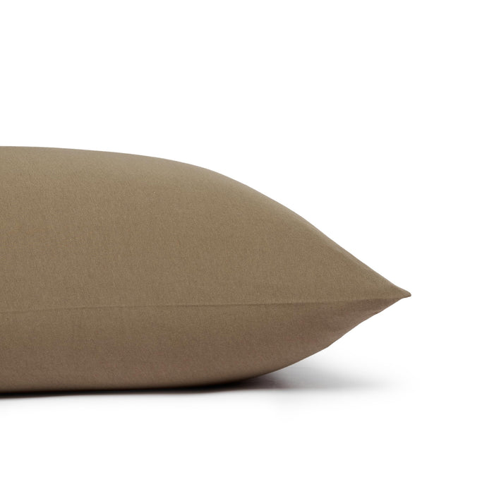 Amazon Basics 100% Cotton Jersey Bed Sheet Set, Breathable Material, Machine Washable, Twin, Brown