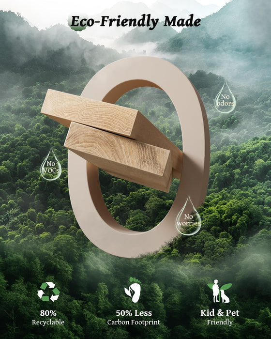 OHOHOLIVE King Size Bed Frame with 56" Headboard - Velvet Upholstered Wingback Platform Bed Frame, Noise Free, Sturdy Wooden Slat Support (Deep Gray, King)