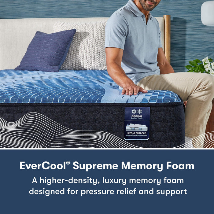 Serta iComfort - Aspire 14" Medium Queen Memory Foam Mattress - Pressure-Relieving, Cooling, and Supportive for a Restorative Sleep - 100 Night Trial, CertiPUR-US Certified