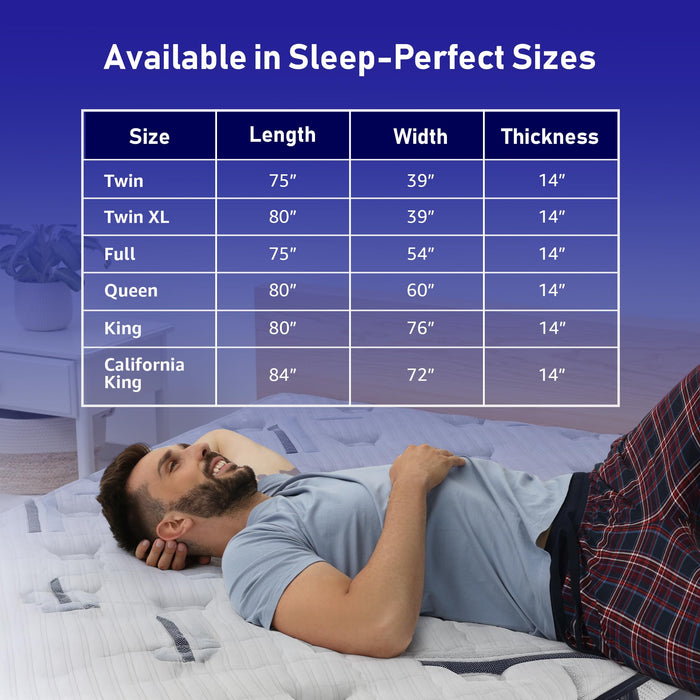 REVO Sleep Gel Memory Foam Mattress, 14-Inch Full – Cooling Gel Foam Mattress with Plush Support & Pressure Relief – Breathable, Contouring Sleep Surface for All Positions